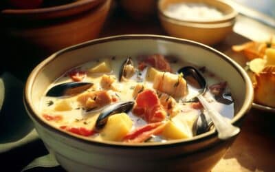Chowder de fruits de mer : Recettte et avec quels poissons