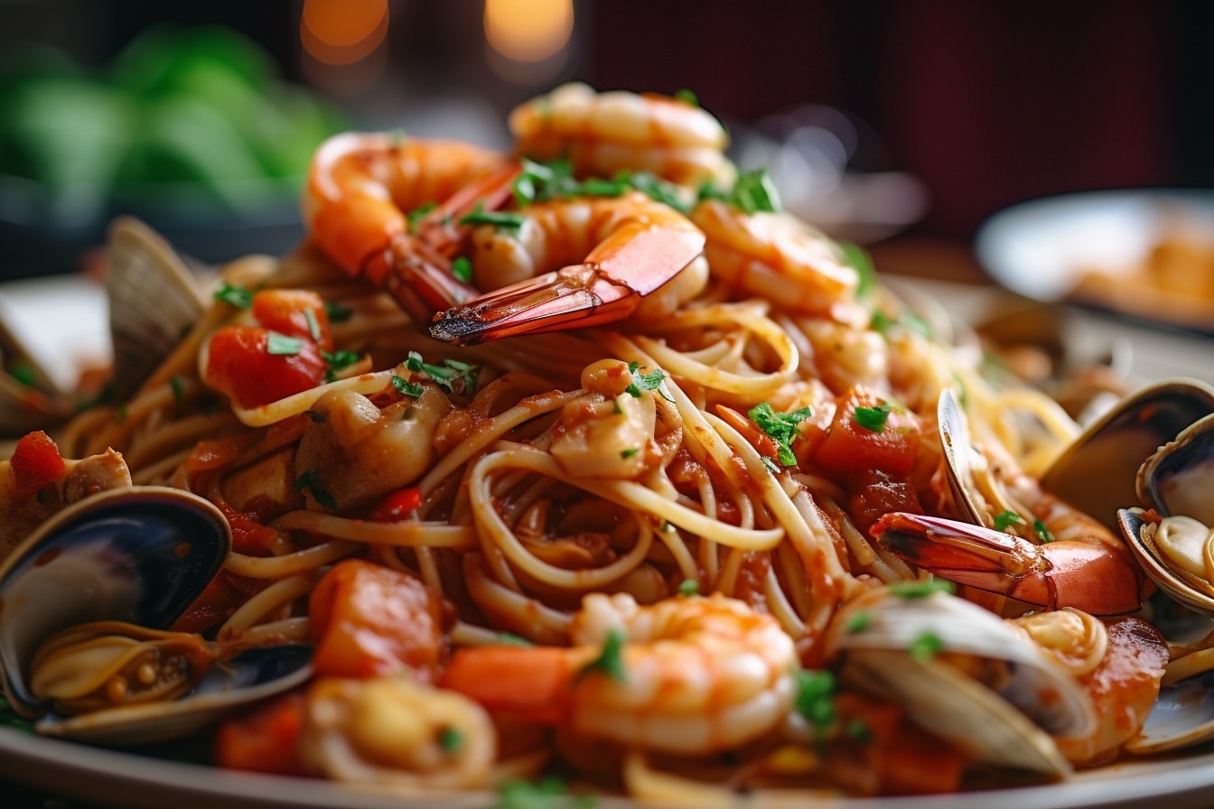 spaghetti aux fruits de mer recette