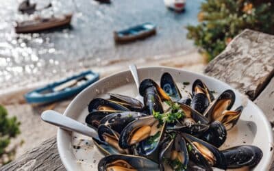 Recette de pêche aux moules : Moules marinières classiques