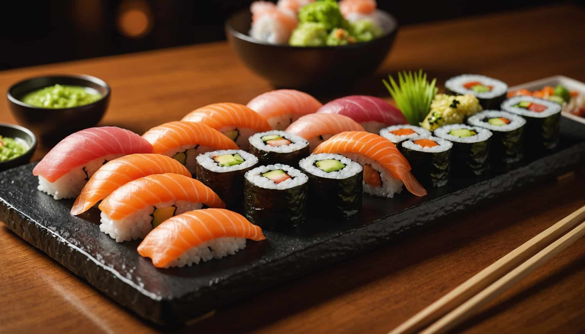 Découpe raffinée de poisson selon la tradition japonaise  
Techniques de préparation de poisson à la manière sushi