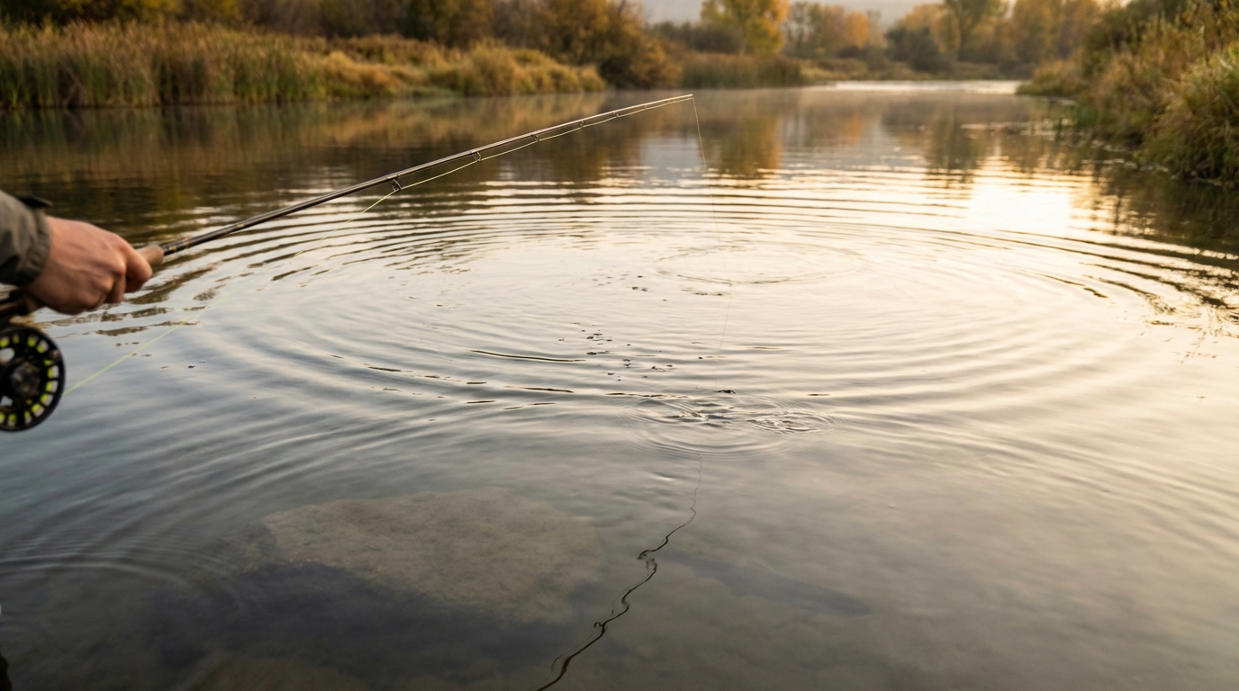 lecture de l'eau pêche - Décoder les Rides et Mouvements de Surface : Premier Indicateur Visuel