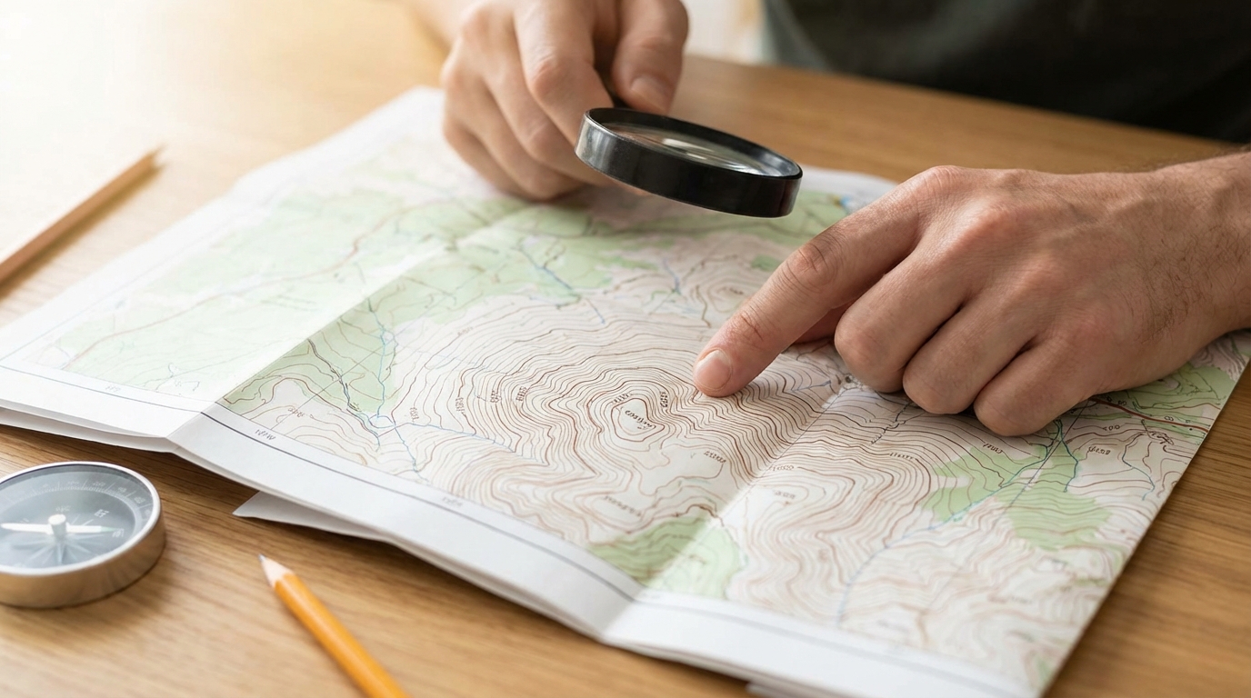 lire une carte IGN - Maîtriser les Courbes de Niveau : Interprétation du Relief et du Dénivelé