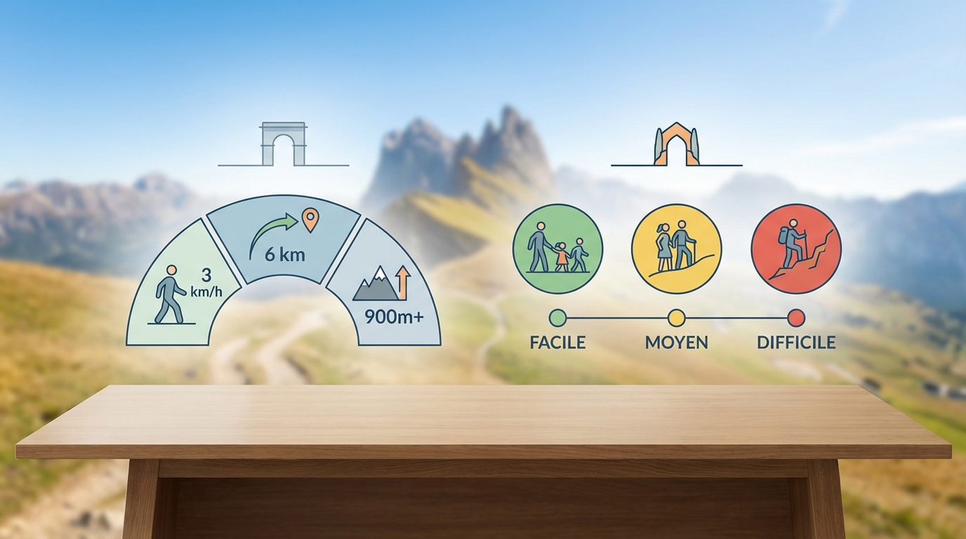 randonnée débutant France - Les Fondamentaux : La Règle 3-6-9 et les Critères de Difficulté