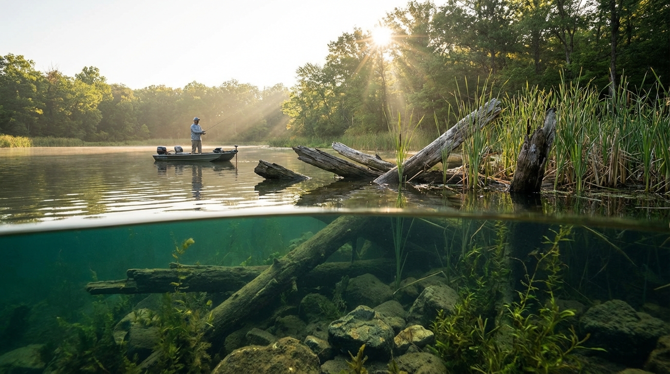 spot de pêche en étang - Qu'est-ce qui fait un bon spot de pêche en étang ?
