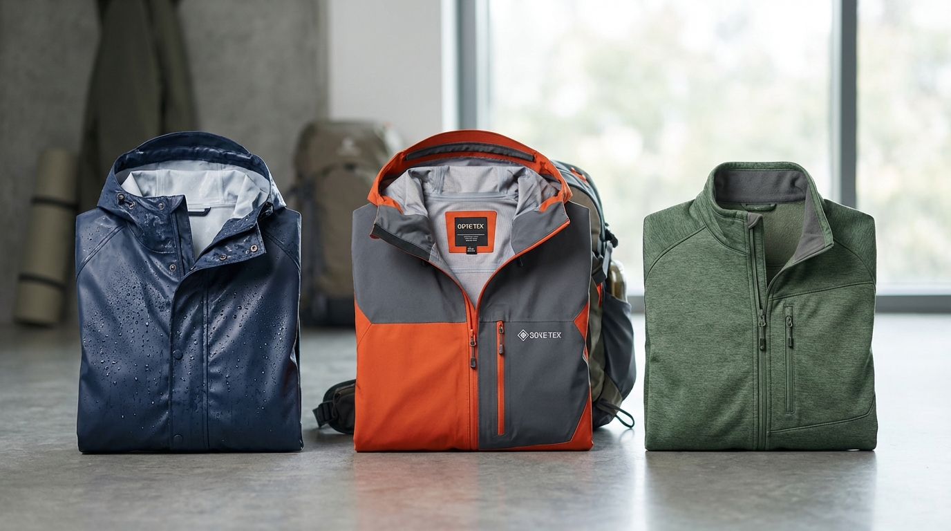 veste randonnée imperméable - Imperméable vs Gore-Tex vs Softshell : Quelle Différence Réelle ?