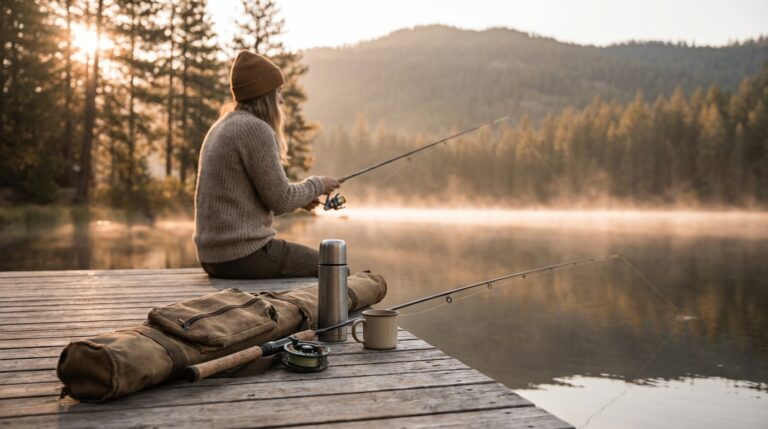 Spots de pêche en lac : où se placent les poissons selon la saison ?
