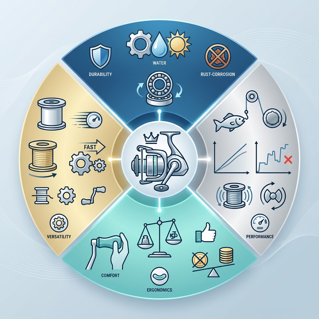 Infographie meilleur moulinet pêche