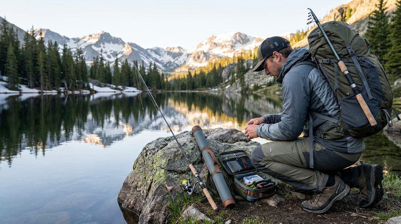 canne à pêche rando - Image de couverture