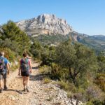 montagne sainte-victoire randonnée - Image de couverture