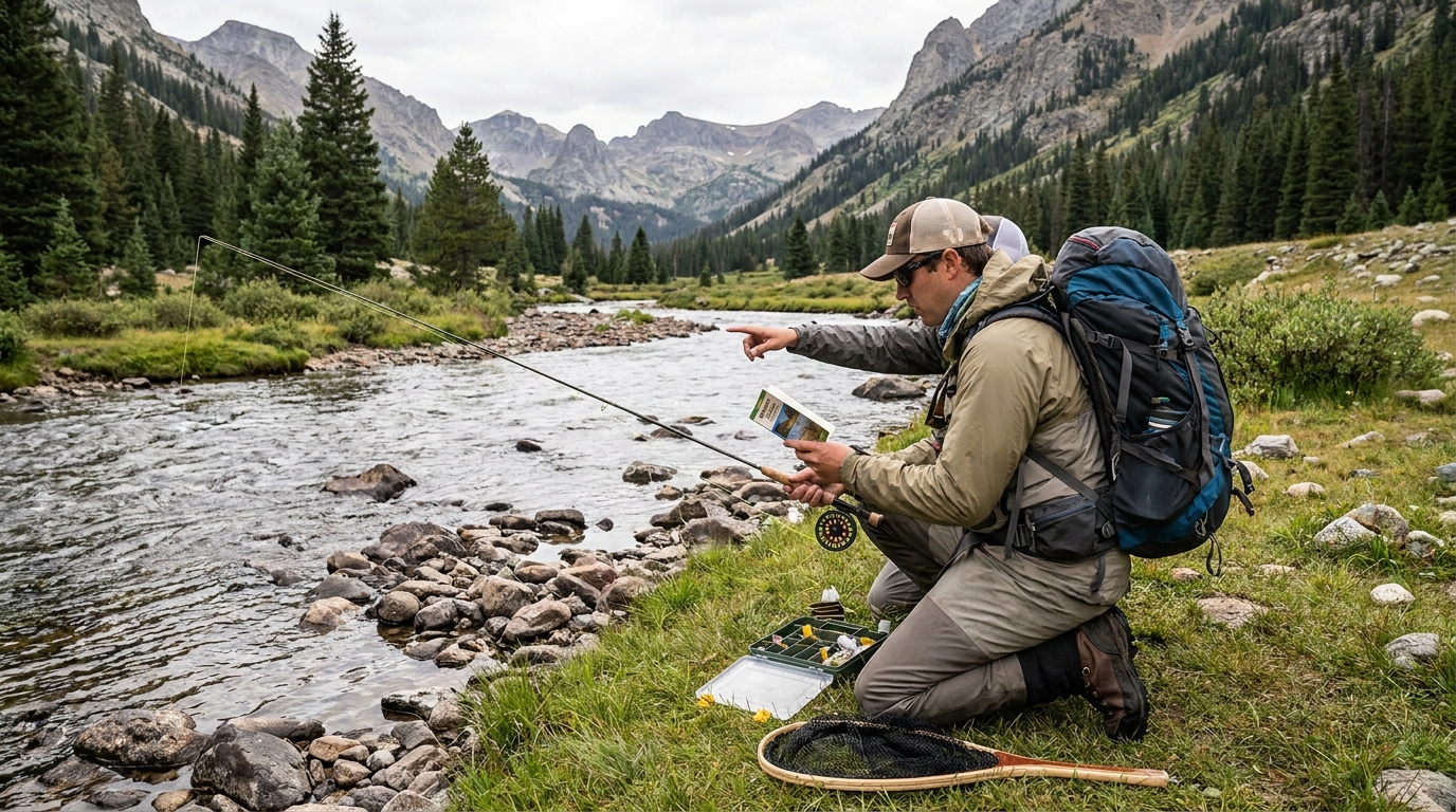 rando pêche conseils débutant - Image de couverture