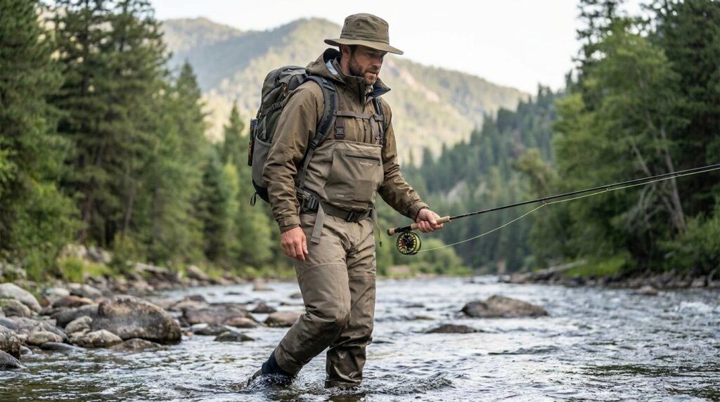 tenue vestimentaire rando pêche - Image de couverture