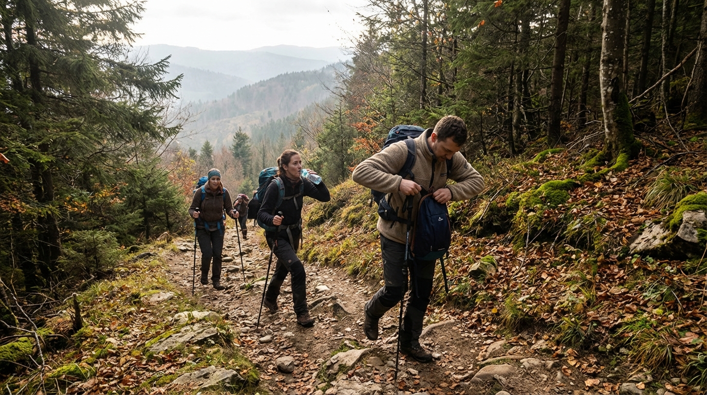 montagne noire randonnée en situation réelle