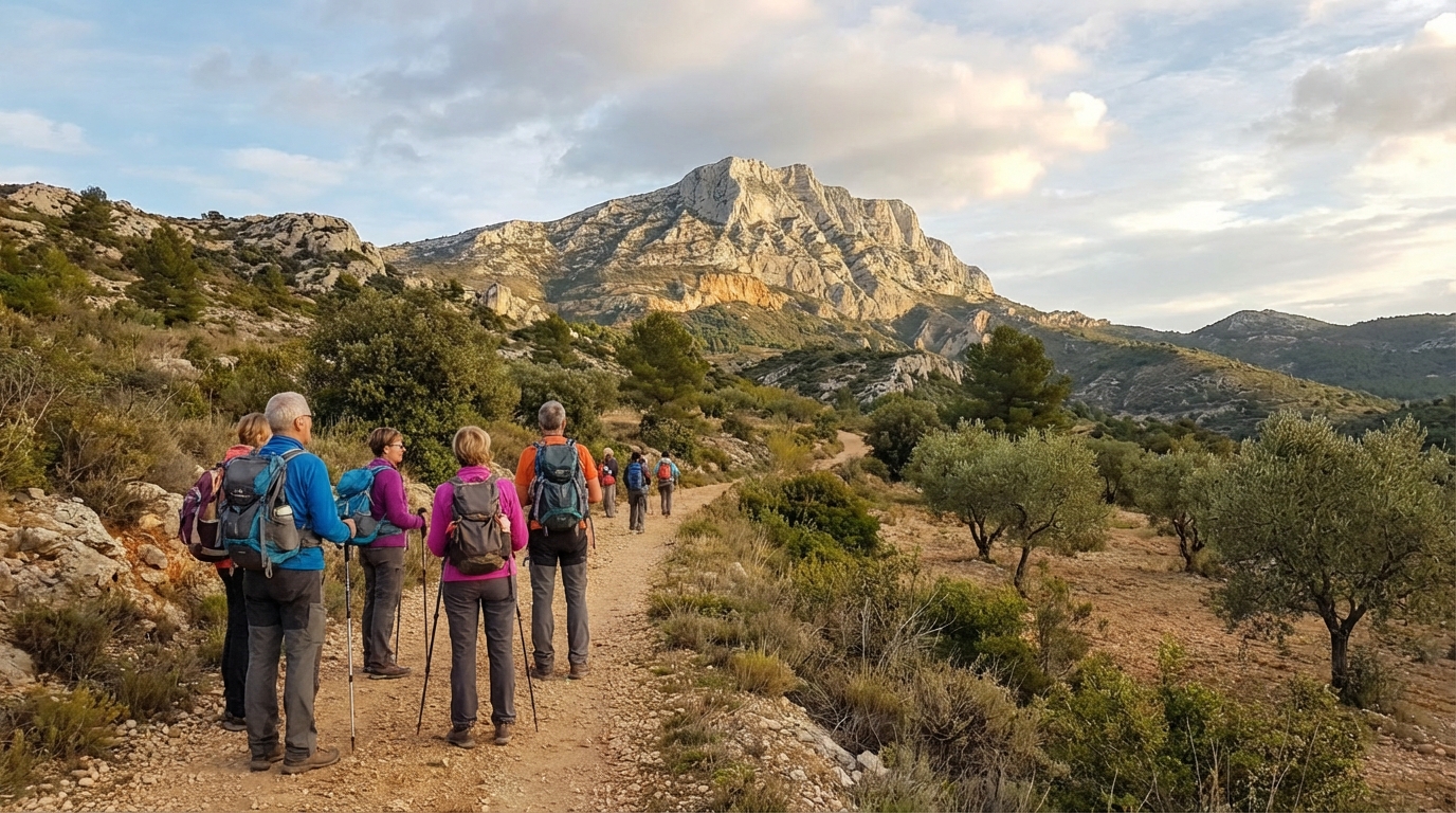 montagne sainte-victoire randonnée en situation réelle