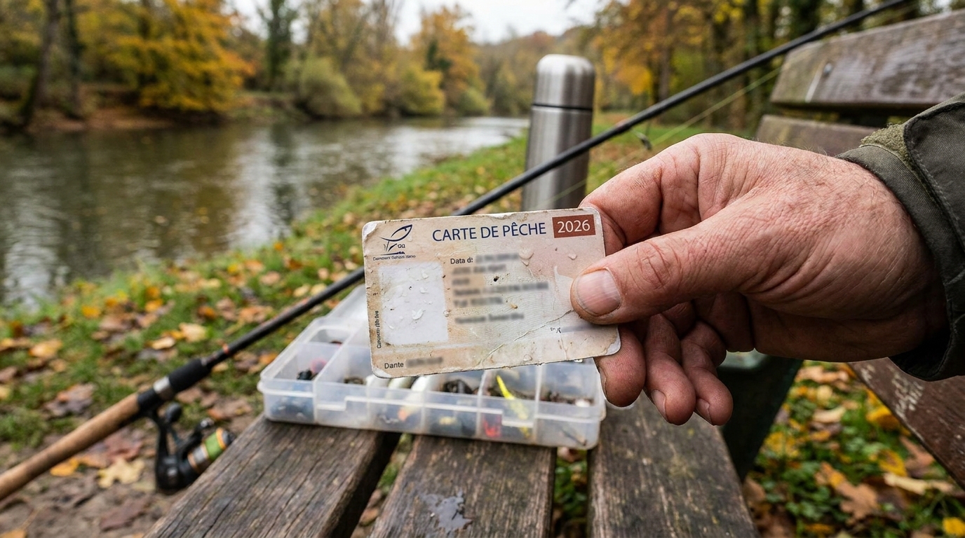 carte de pêche 2026 en situation réelle